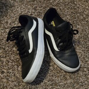 Vans Black and White Women's Sneakers
